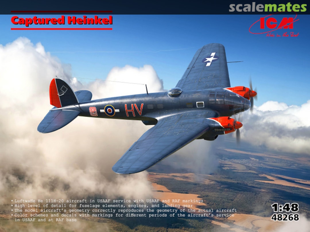 Boxart Captured Heinkel 48268 ICM