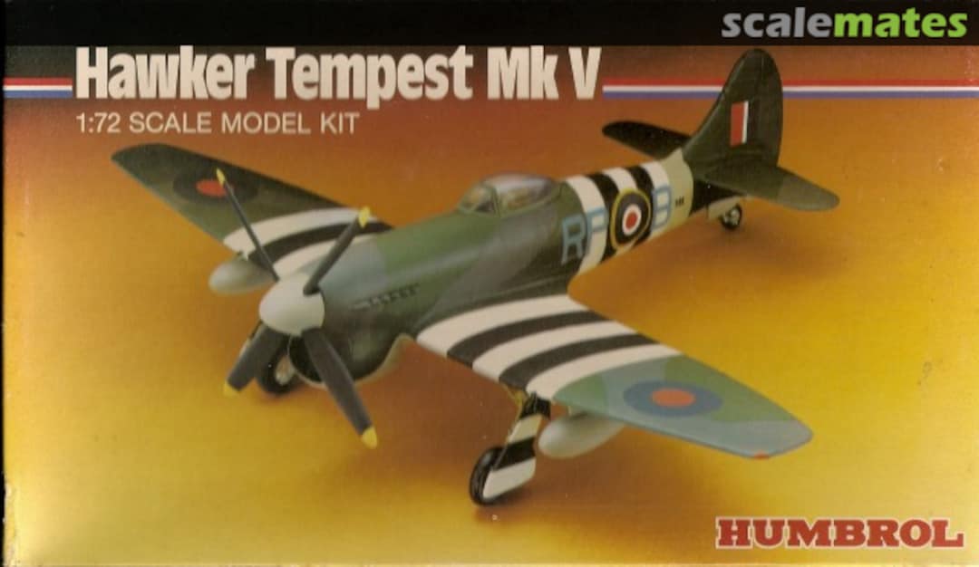Boxart Hawker Tempest Mk V HK72010 Humbrol Boxart Hawker Tempest Mk V HK72010 Humbrol