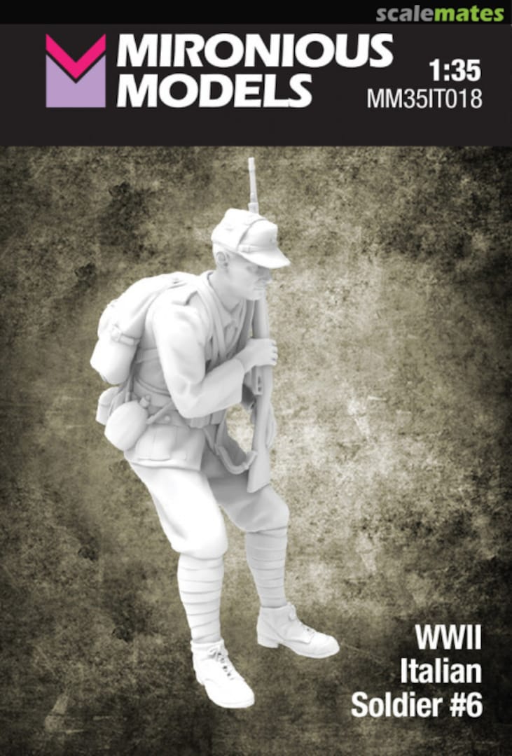 Boxart Italian WWII Soldier No.6 (1 Figure / 3D-Printed) MM35IT018 Mironious Models Boxart Italian WWII Soldier No.6 (1 Figure / 3D-Printed) MM35IT018 Mironious Models