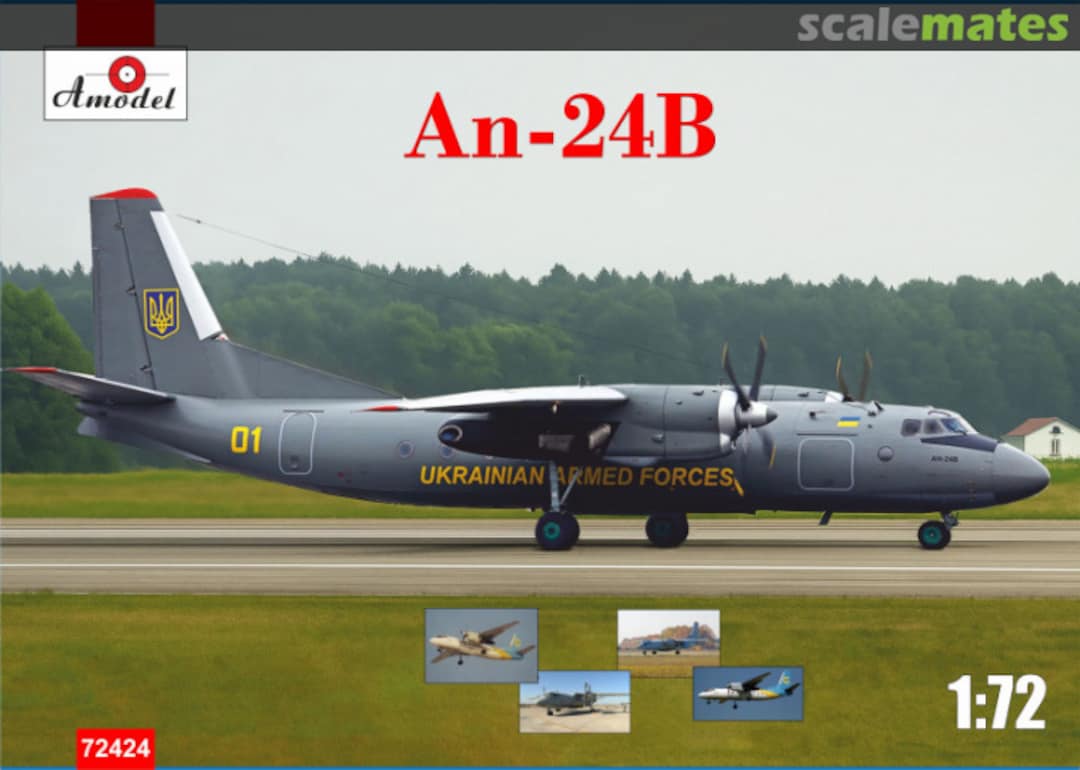 Boxart Antonov An-24B 72424 Amodel Boxart Antonov An-24B 72424 Amodel