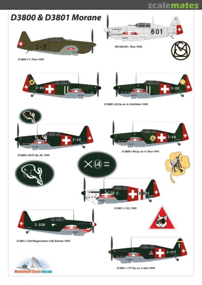 Boxart D-3800 & D-3801 Morane MC72013 Matterhorn Circle Boxart D-3800 & D-3801 Morane MC72013 Matterhorn Circle