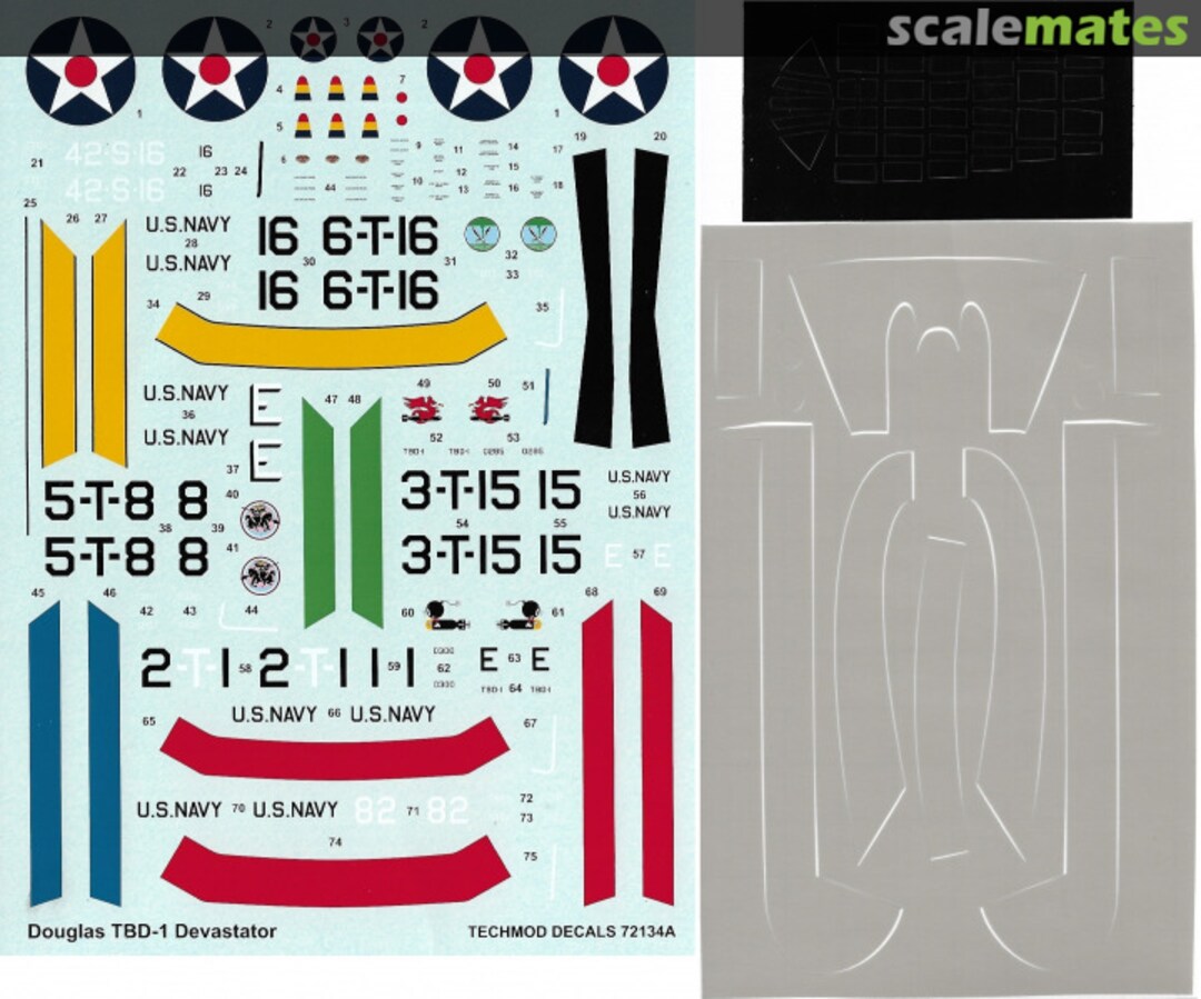 Contents Douglas TBD-1 Devastator 72134 Techmod Contents Douglas TBD-1 Devastator 72134 Techmod