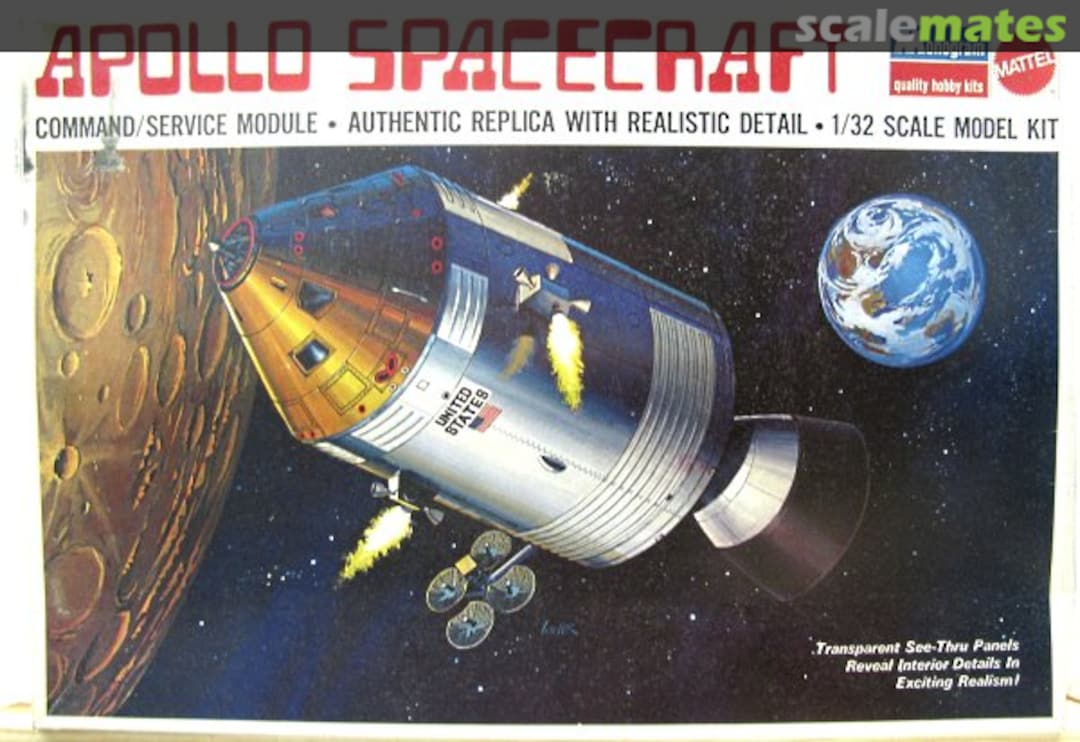 Boxart Apollo Spacecraft 6873 Monogram/Mattel