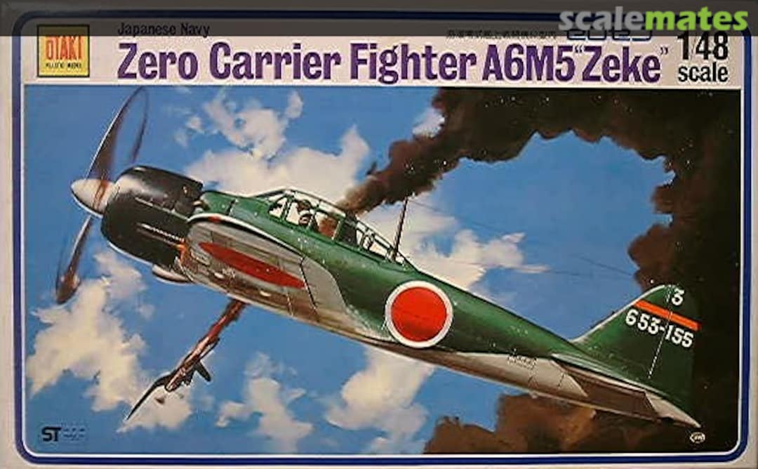 Boxart Zero Carrier Fighter A6M5 "Zeke" OT2-4-400 Otaki Boxart Zero Carrier Fighter A6M5 "Zeke" OT2-4-400 Otaki