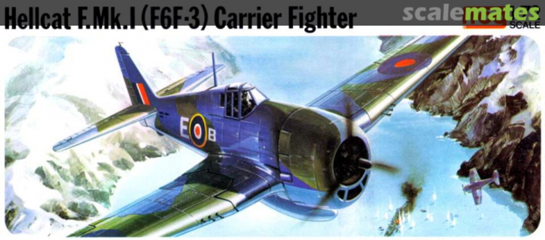 Boxart Hellcat F.Mk.I (F6F-3) Carrier Fighter F433 FROG Boxart Hellcat F.Mk.I (F6F-3) Carrier Fighter F433 FROG