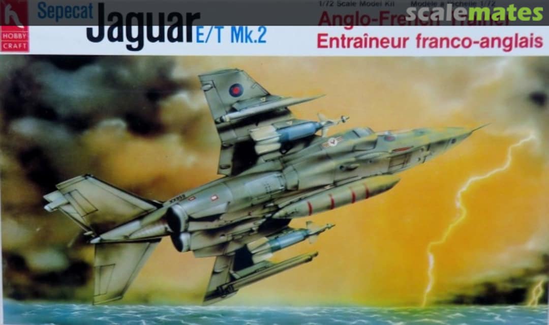 Boxart Sepecat Jaguar E/T Mk.2 HC1307 Hobbycraft Boxart Sepecat Jaguar E/T Mk.2 HC1307 Hobbycraft