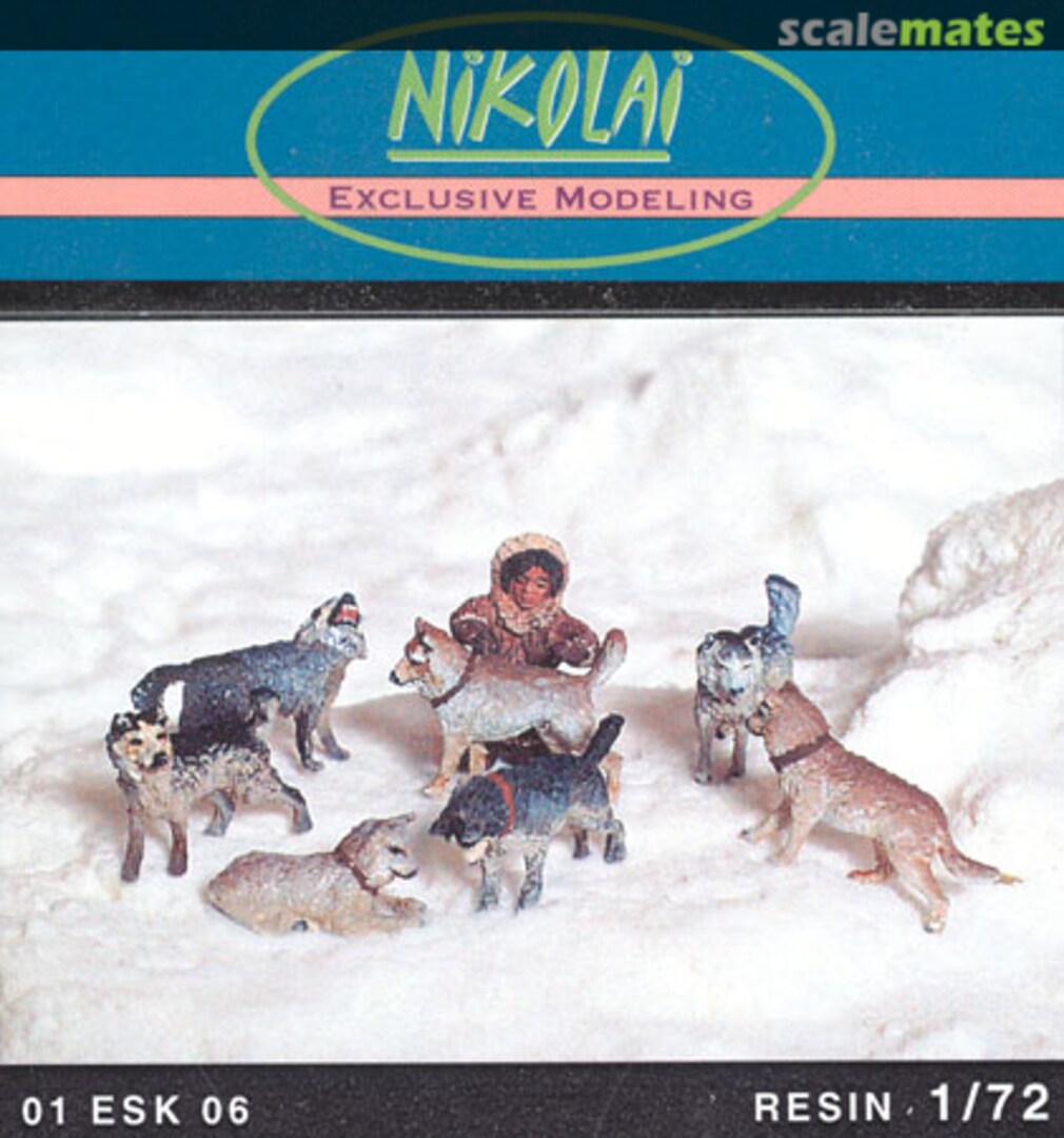 Boxart Eskimo with Dogs ESK06 Nikolai Exclusive Modeling Boxart Eskimo with Dogs ESK06 Nikolai Exclusive Modeling