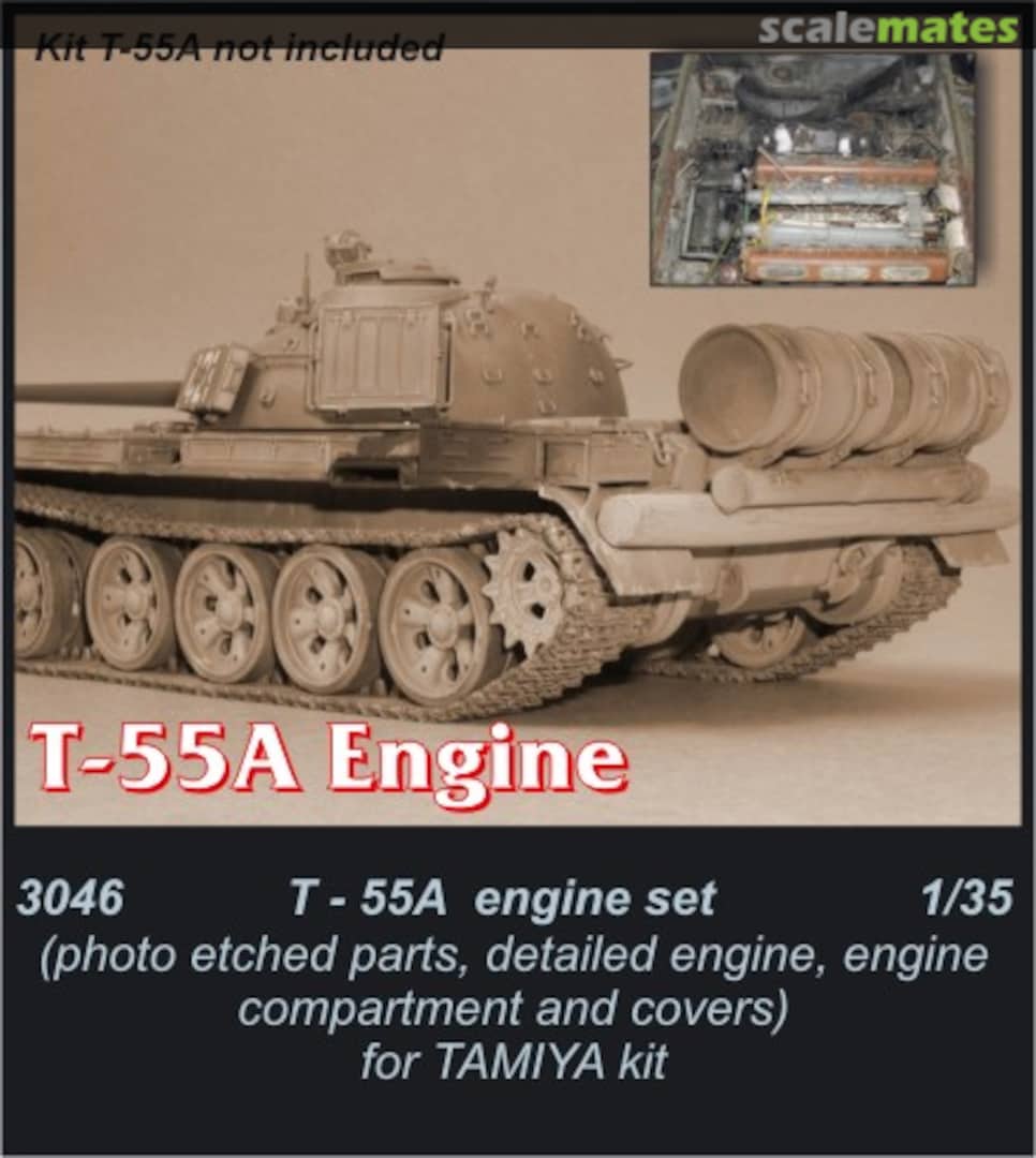 Boxart T-55A - engine set 3046 CMK Boxart T-55A - engine set 3046 CMK