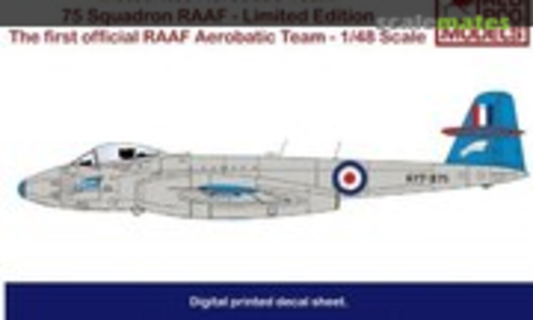 1:48 Gloster Meteor Mk.8 - "Meteorites" Aerobatic Team (Red Roo Models RRD4841) RRD4841