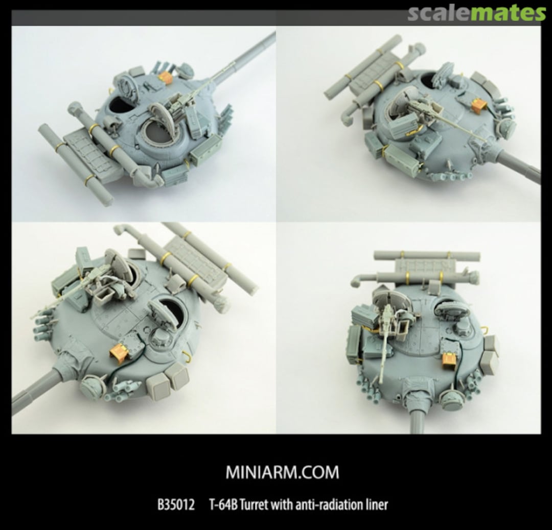 Boxart T-64B Turret with anti-radiation liner B35012 Miniarm Boxart T-64B Turret with anti-radiation liner B35012 Miniarm