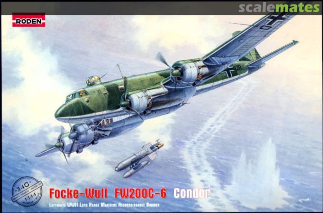 Boxart Focke-Wulf Fw200C-6 Condor 340 Roden