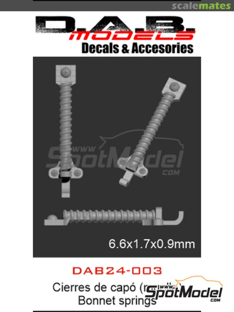 Boxart Spring bonnet pins DAB24-003 D.A.B. Models Boxart Spring bonnet pins DAB24-003 D.A.B. Models