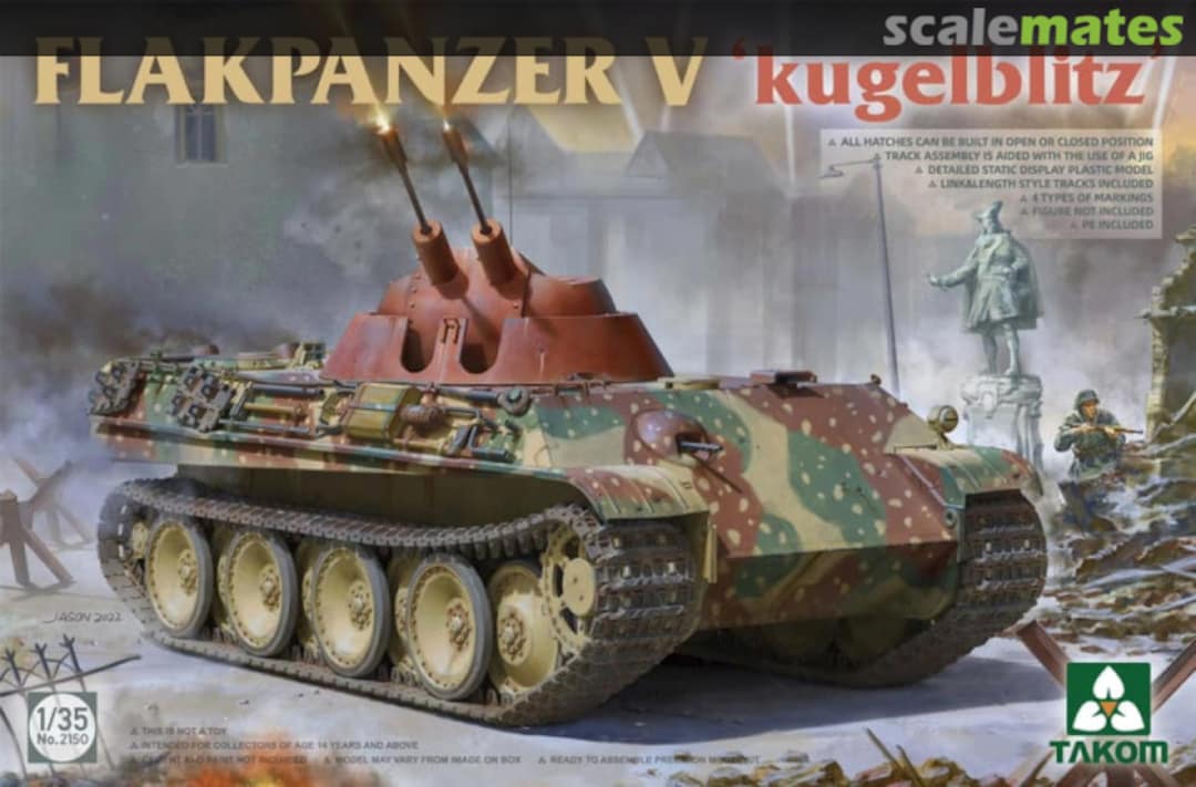 Boxart Flakpanzer V "Kugelblitz" 2150 Takom Boxart Flakpanzer V "Kugelblitz" 2150 Takom