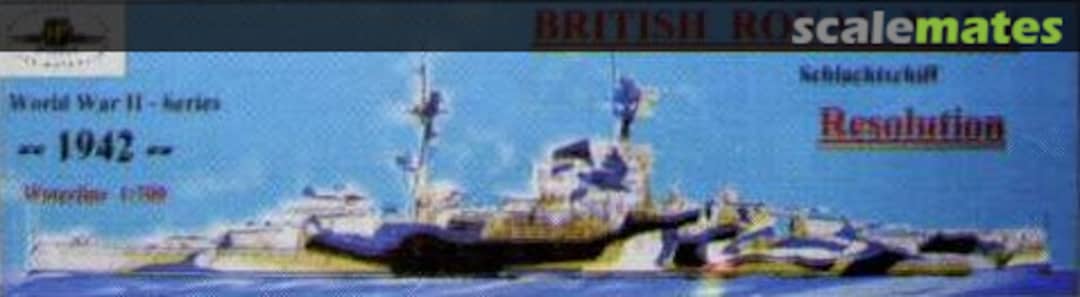 Boxart Schlachtschiff Resolution WW II-WL-GB- HP-Models Boxart Schlachtschiff Resolution WW II-WL-GB- HP-Models