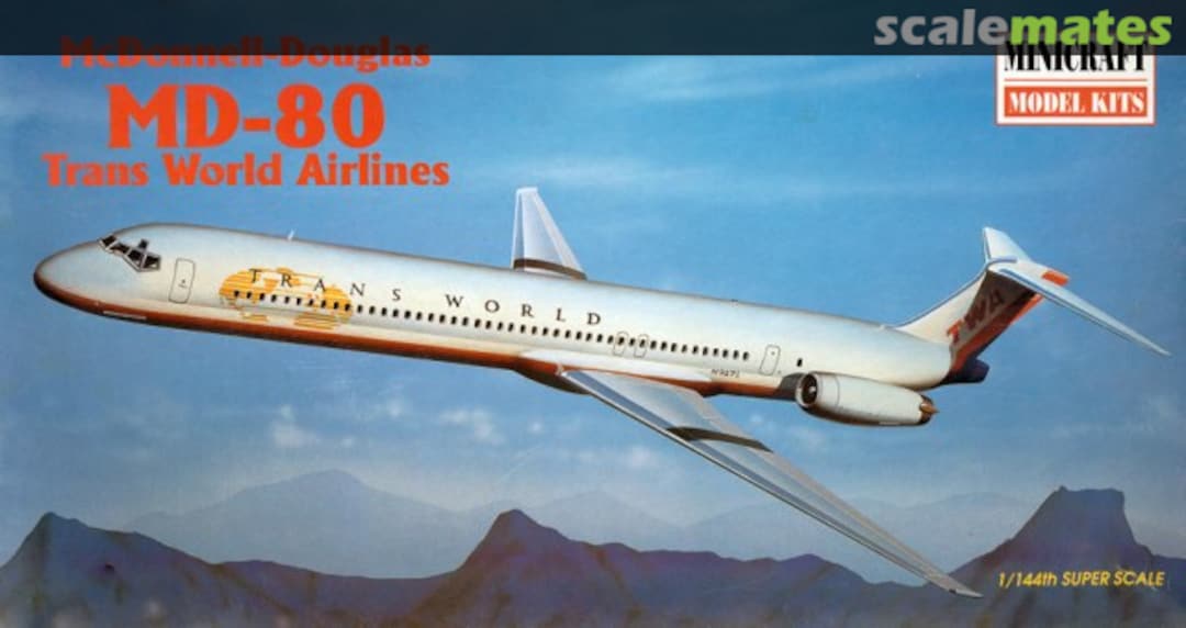 Boxart McDonnell-Douglas MD-80 14452 Minicraft Model Kits Boxart McDonnell-Douglas MD-80 14452 Minicraft Model Kits