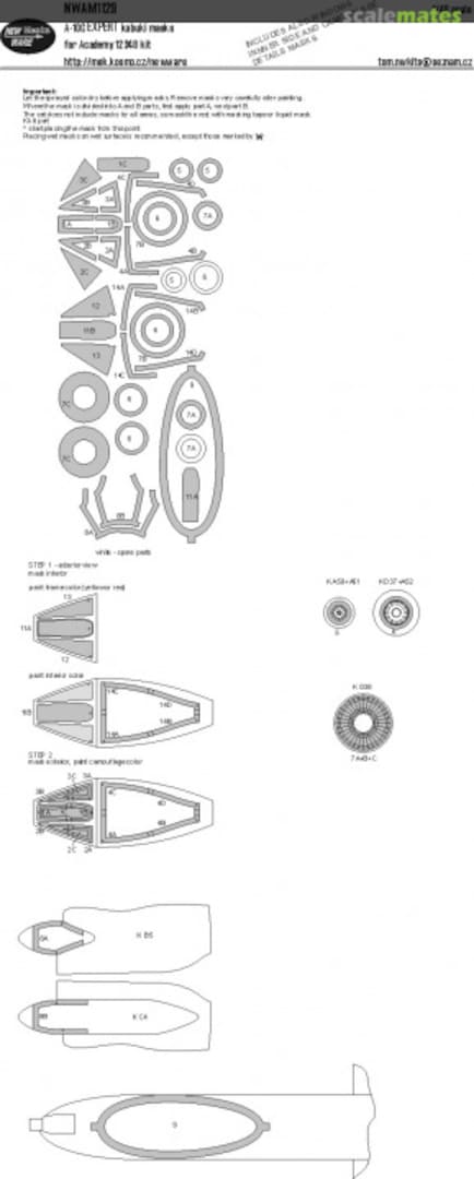 Boxart A-10C EXPERT kabuki masks NWAM1129 New Ware Boxart A-10C EXPERT kabuki masks NWAM1129 New Ware