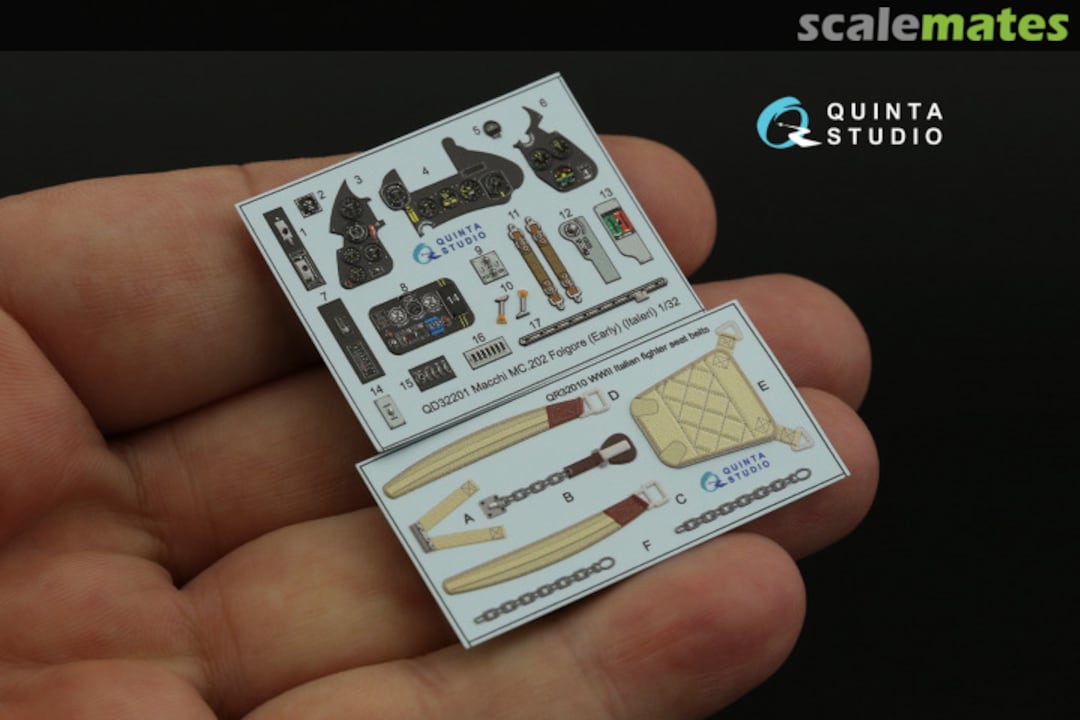 Contents Macchi MC.202 Early interior 3D decals QD32201 Quinta Studio Contents Macchi MC.202 Early interior 3D decals QD32201 Quinta Studio