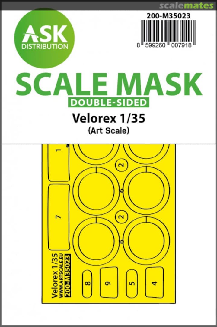 Boxart Velorex masks 200-M35023 ASK Boxart Velorex masks 200-M35023 ASK