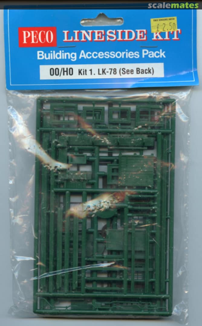 Boxart Building Accessories Pack, Kit 1 LK-78 Peco Boxart Building Accessories Pack, Kit 1 LK-78 Peco