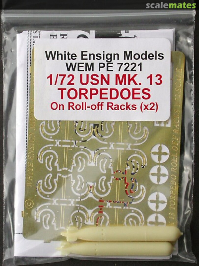 Boxart USN Mk.13 Torpedoes PE 7221 White Ensign Models Boxart USN Mk.13 Torpedoes PE 7221 White Ensign Models