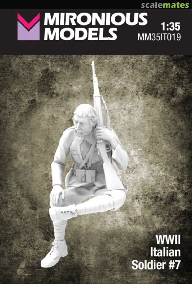 Boxart Italian WWII Soldier No.7 (1 Figure / 3D-Printed) MM35IT019 Mironious Models Boxart Italian WWII Soldier No.7 (1 Figure / 3D-Printed) MM35IT019 Mironious Models