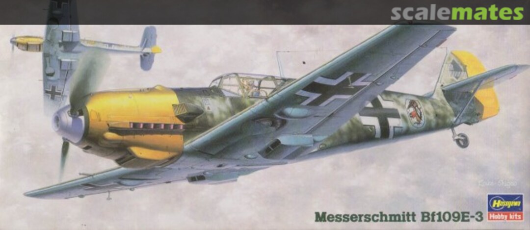 Boxart Messerschmitt Bf109E-3 51308 Hasegawa Boxart Messerschmitt Bf109E-3 51308 Hasegawa