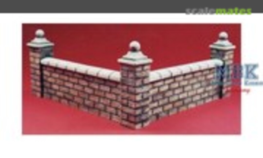 Little Wall with columns (MacOne Models MAC35155)