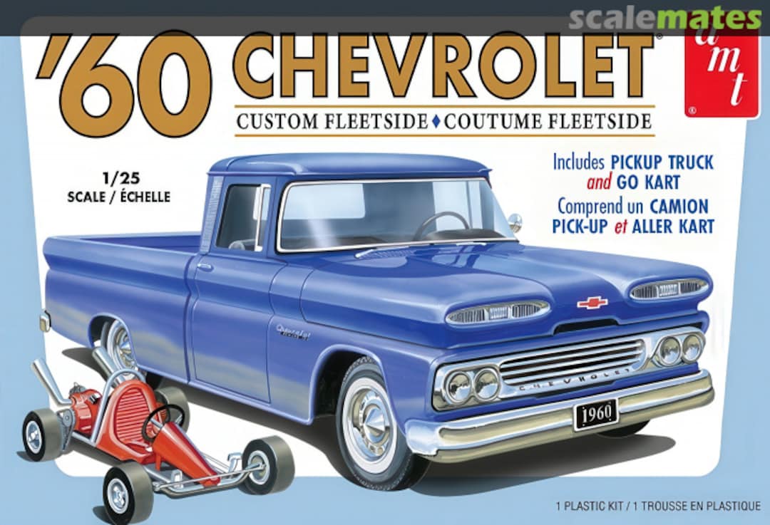 Boxart '60 Chevrolet Custom Fleetside 1063M/12 AMT Boxart '60 Chevrolet Custom Fleetside 1063M/12 AMT