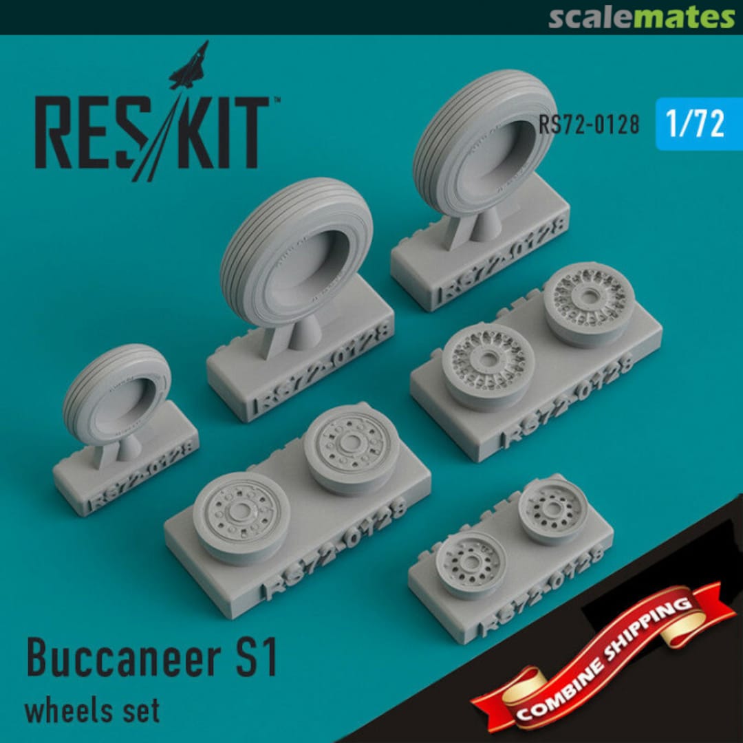 Boxart Buccaneer S1 - wheels set RS72-0128 ResKit Boxart Buccaneer S1 - wheels set RS72-0128 ResKit