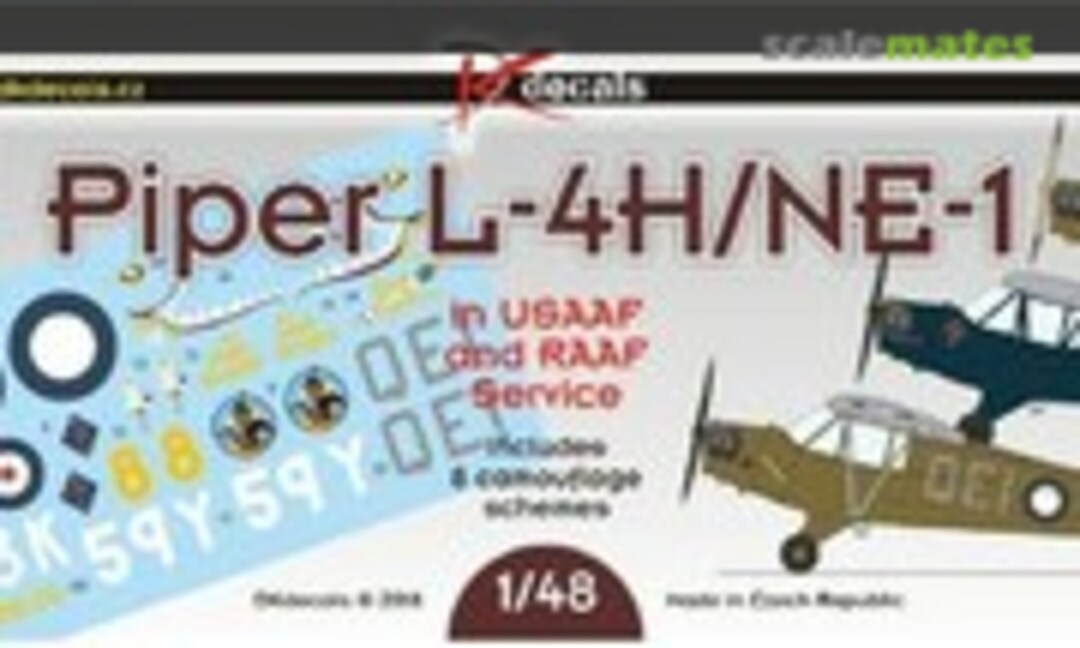 1:48 Piper L-4H/NE-1 (DK Decals DKD48019) DKD48019