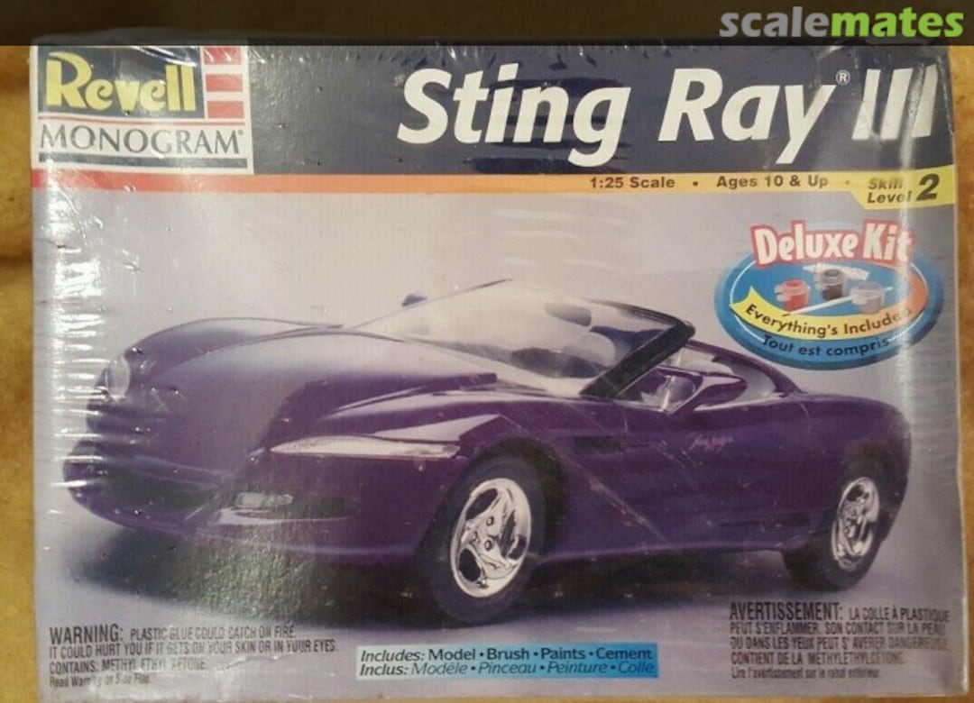Boxart Sting Ray III 85-6644 Revell Monogram Boxart Sting Ray III 85-6644 Revell Monogram