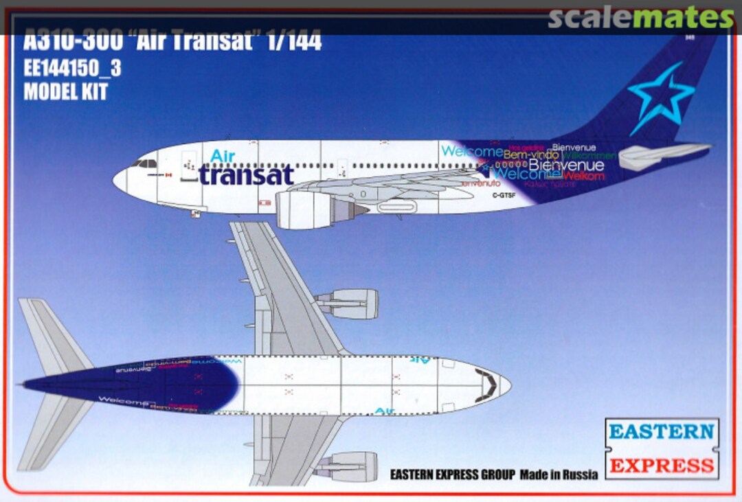 Boxart Airbus A310-300 AIR TRANSAT EE144150_3 Eastern Express Boxart Airbus A310-300 AIR TRANSAT EE144150_3 Eastern Express
