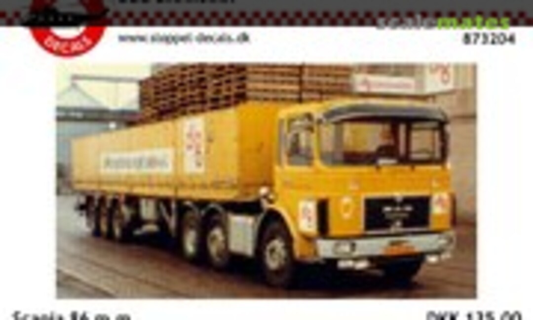 1:87 Scania 86 m.m. (Stoppel Decals 873204) 873204