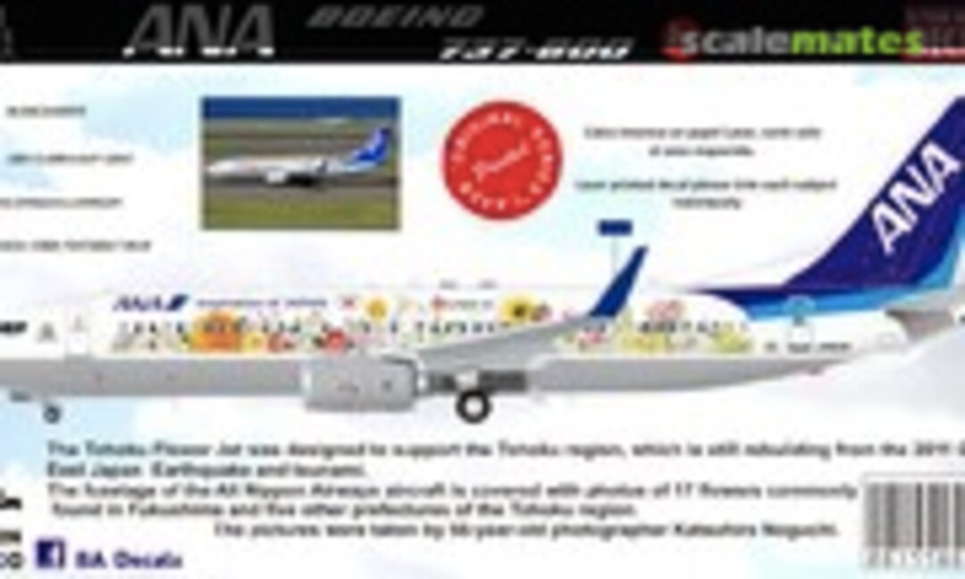 1:72 ANA Boeing 737-800 Flowerjet (8aDecs 7909-366-72) 7909-366-72