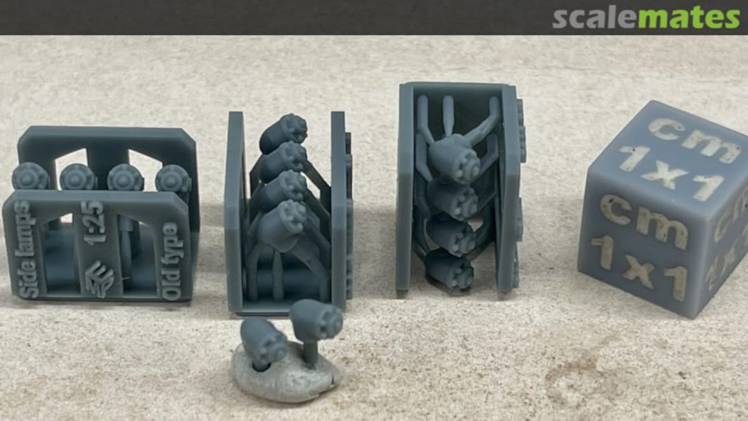 Boxart Side lamps - old type for ASU-85/T-55 - 4 pieces 25171004 EMP3d Boxart Side lamps - old type for ASU-85/T-55 - 4 pieces 25171004 EMP3d