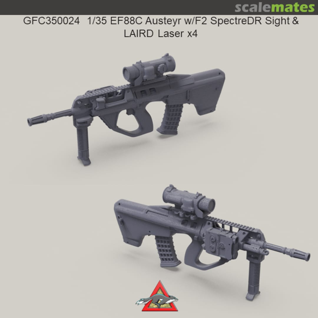 Boxart EF88C Austeyr w/F2 SpectreDR sight & LAIRD laser x4 GFC350024 Grey Fox Concepts Boxart EF88C Austeyr w/F2 SpectreDR sight & LAIRD laser x4 GFC350024 Grey Fox Concepts