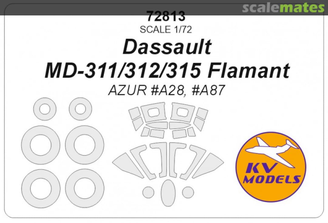 Boxart Dassault MD-311 / MD-312 Flamant 72813 KV Models Boxart Dassault MD-311 / MD-312 Flamant 72813 KV Models