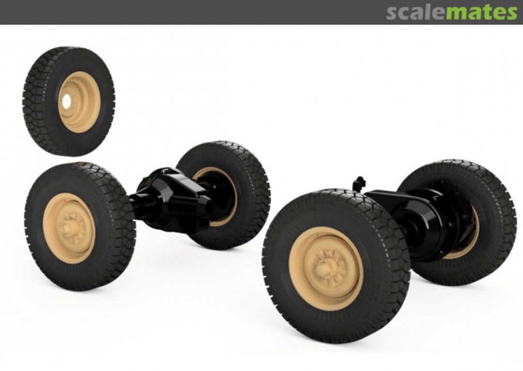 Boxart UAZ-469 Sagged Wheels Ya-192 & Army Axis (Front and Rear) im35125 GE Models Boxart UAZ-469 Sagged Wheels Ya-192 & Army Axis (Front and Rear) im35125 GE Models