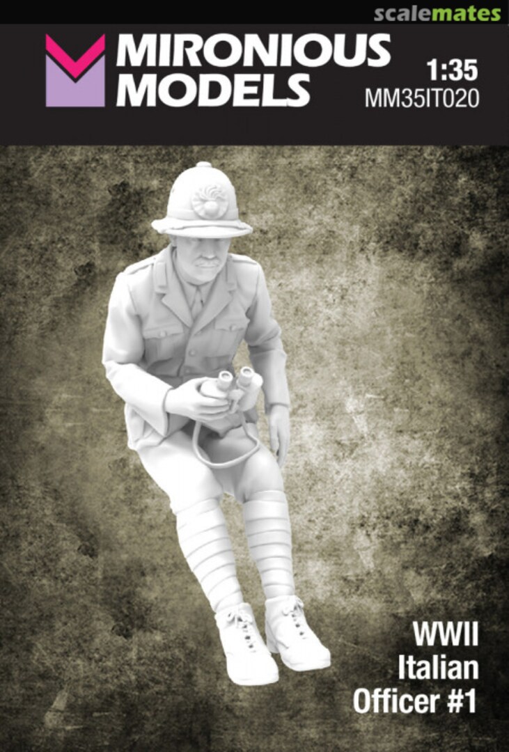 Boxart Italian WWII Officer No.1 (1 Figure / 3D-Printed) MM35IT020 Mironious Models Boxart Italian WWII Officer No.1 (1 Figure / 3D-Printed) MM35IT020 Mironious Models