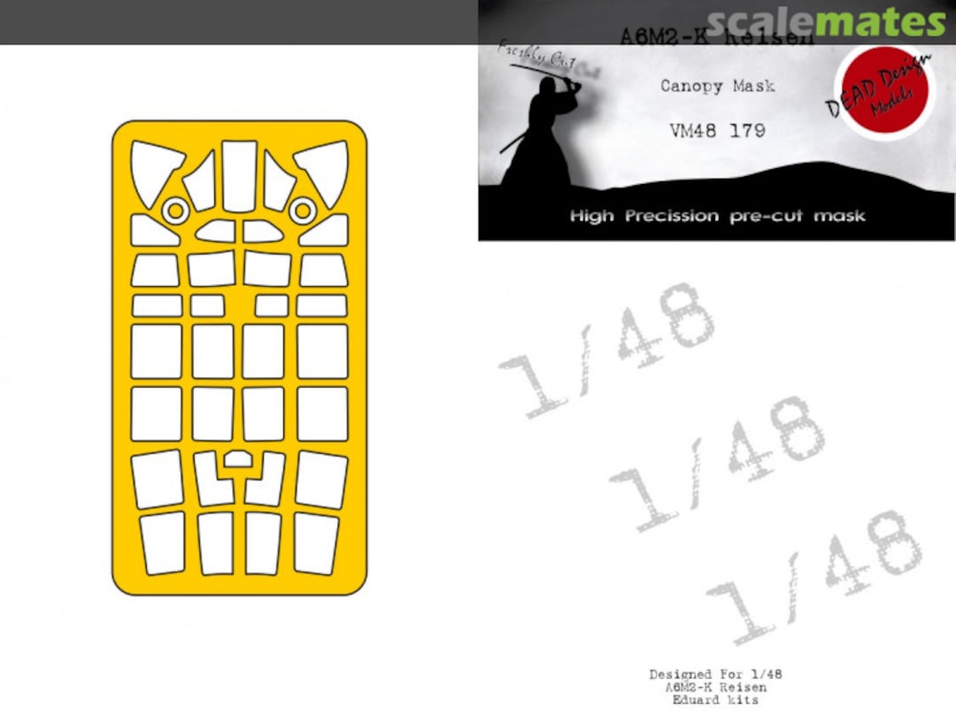 Boxart A6M2-K Reisen - Canopy Mask VM48179 DEAD Design Models Boxart A6M2-K Reisen - Canopy Mask VM48179 DEAD Design Models