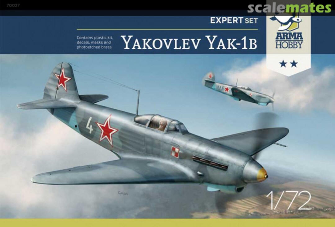 Boxart Yakovlev Yak-1b 70027 Arma Hobby Boxart Yakovlev Yak-1b 70027 Arma Hobby