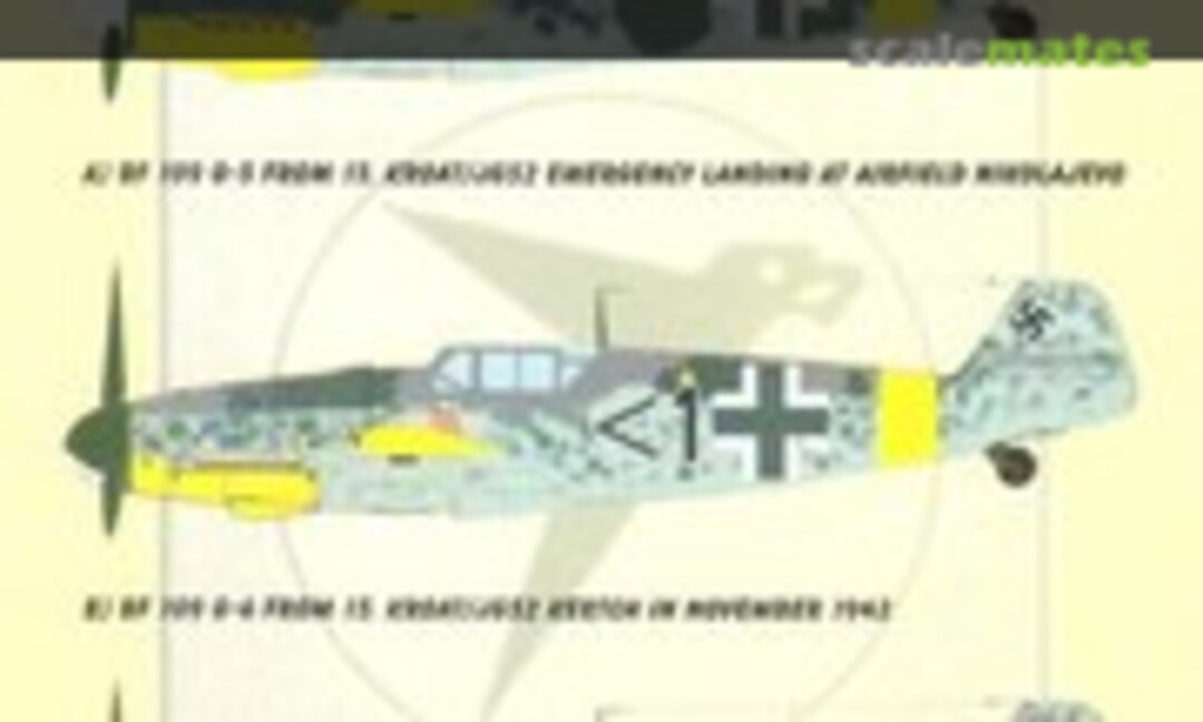 1:72 Messerschmitt Bf 109 G-5/6 German Fighter (Kora Models DEC7297) DEC7297