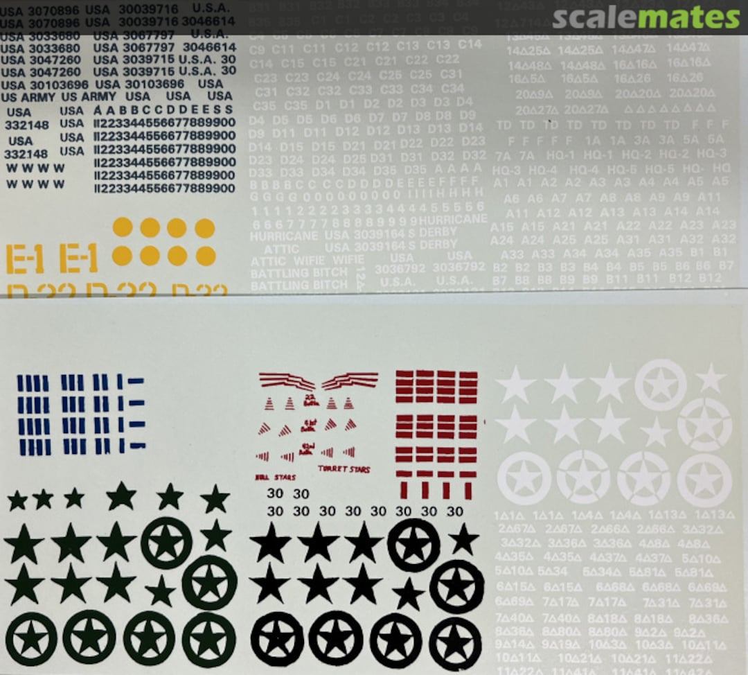 Boxart US ARMY ARMORED DIVISION TANK MARKINGS 1944-45 D200 Ordnance Models Boxart US ARMY ARMORED DIVISION TANK MARKINGS 1944-45 D200 Ordnance Models