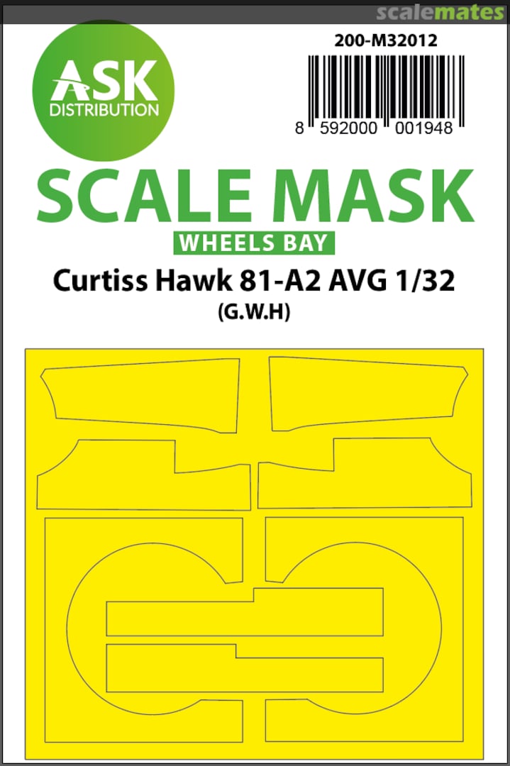 Boxart Curtiss Hawk 81-A2 AVG 200-M32012 ASK Boxart Curtiss Hawk 81-A2 AVG 200-M32012 ASK