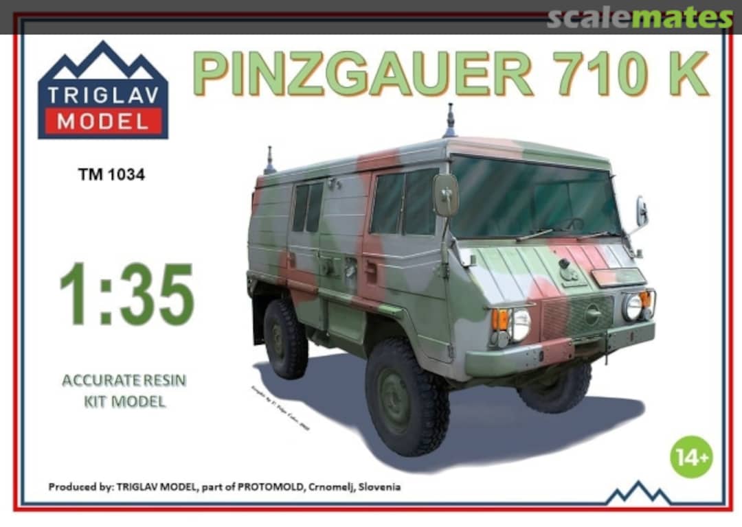 Boxart Pinzgauer 710 K TM1034 Triglav model