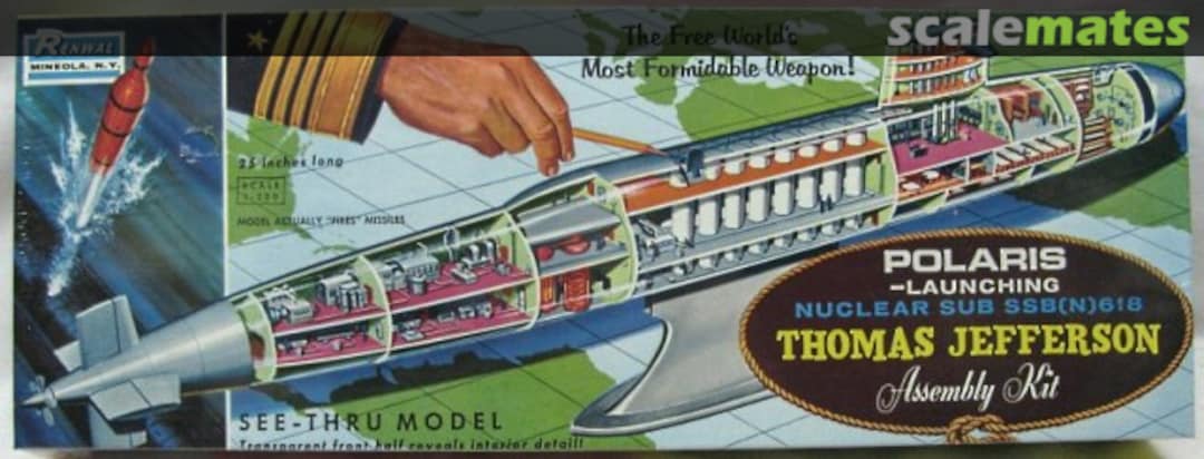 Boxart Nuclear Sub SSB(N)618 Thomas Jefferson 653-349 Renwal Boxart Nuclear Sub SSB(N)618 Thomas Jefferson 653-349 Renwal