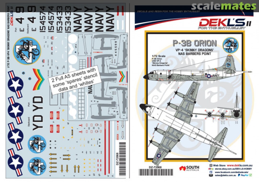Boxart P-3B Orion DZ-72068 DEKL's Boxart P-3B Orion DZ-72068 DEKL's