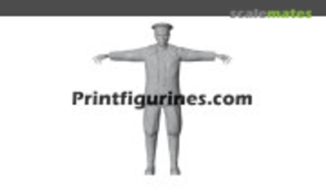 No WW2 Soviet Air Force Officer (Print Figurines 90130) 90130