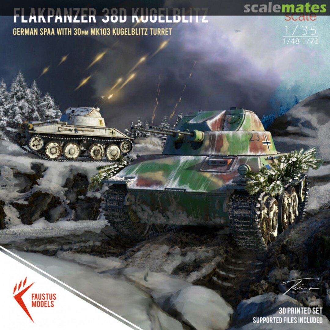 Boxart Flakpanzer 38D Kugelblitz 3D Print Set FM23-001 Faustus Models Boxart Flakpanzer 38D Kugelblitz 3D Print Set FM23-001 Faustus Models