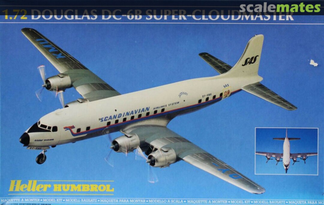 Boxart Douglas DC-6B Super-Cloudmaster 80315 Heller Humbrol Boxart Douglas DC-6B Super-Cloudmaster 80315 Heller Humbrol